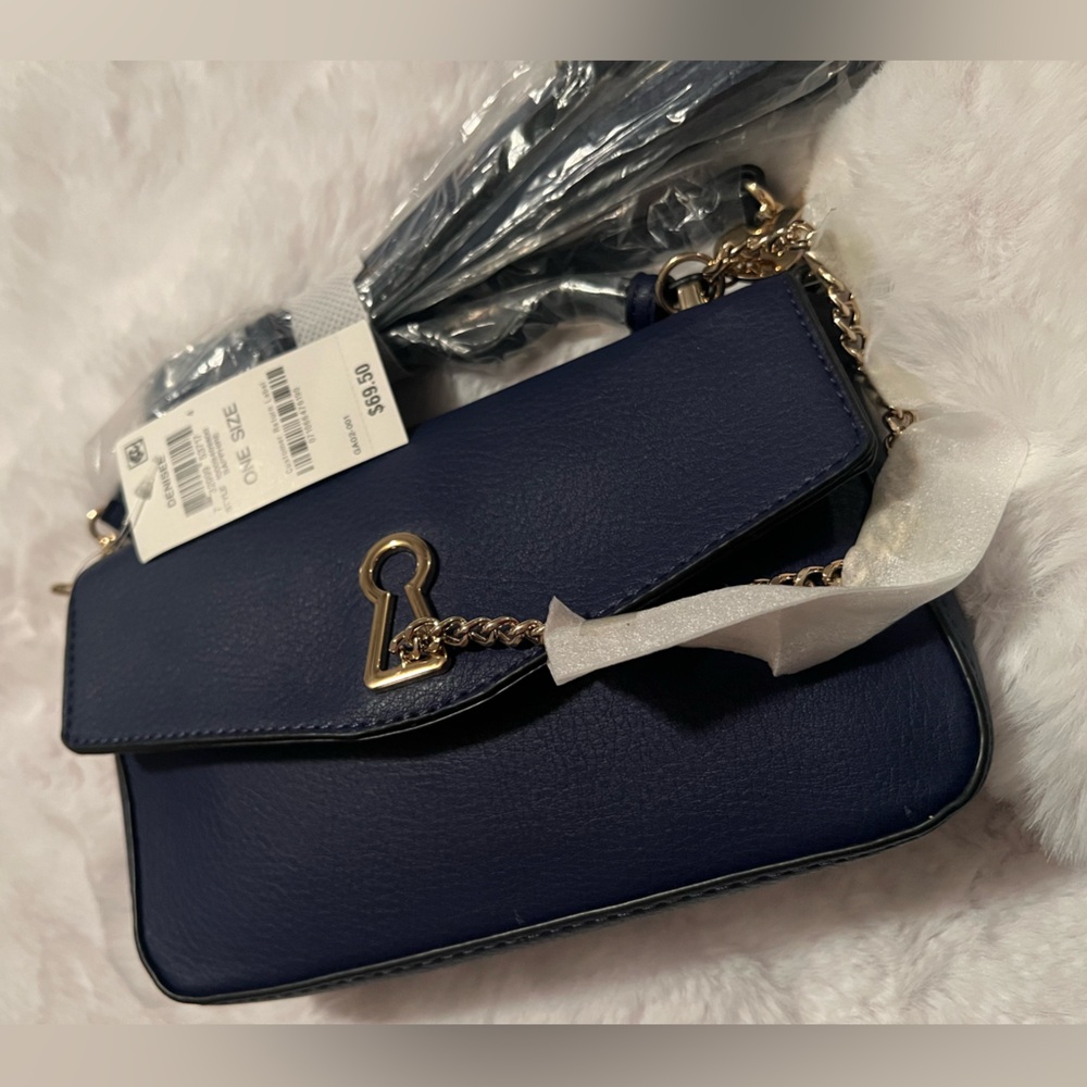 INC International Concepts Navy Crossbody Bag - Picture 2 of 7